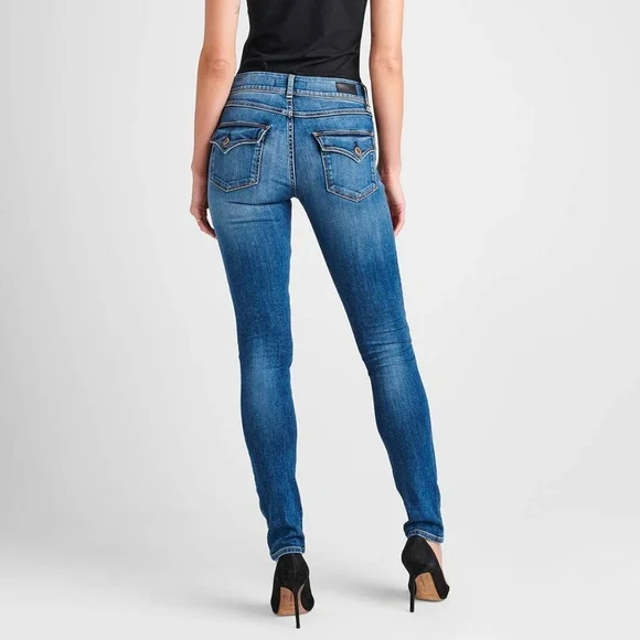 Hudson Jeans Skinny Back Flap Pockets Low Rise USA 24x29 - Picture 8 of 8